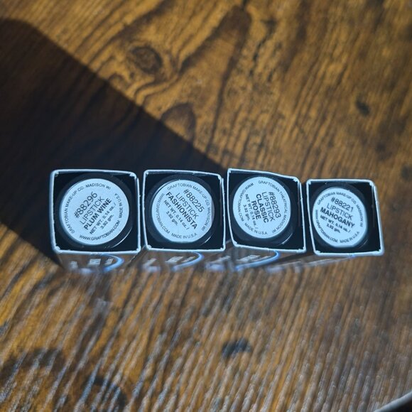 Graftobian Ultra HD Pro Lip Color Lipstick Lot of Four NIB - Picture 3 of 4
